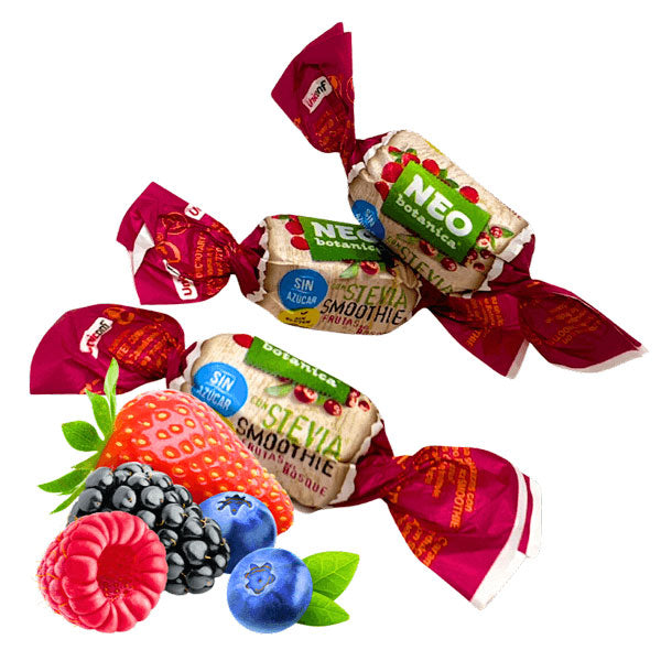 Конфеты желейные «Лесные ягоды» — без сахара — около 1 фунта